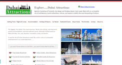 Desktop Screenshot of dubaiattractions.com